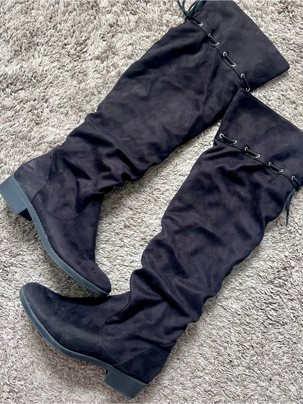 Black Over-the-Knee Women's Boots
